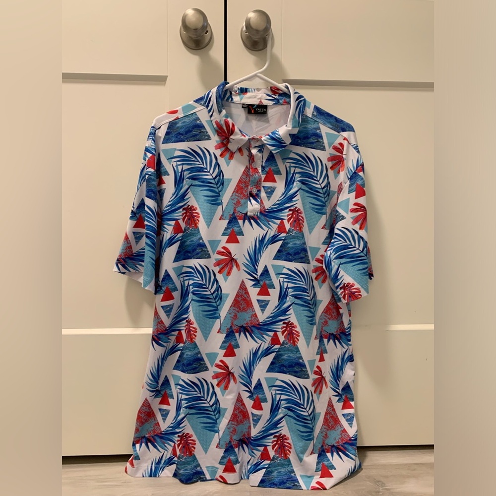 Yatta Hawaiian Golf Polo (XL)